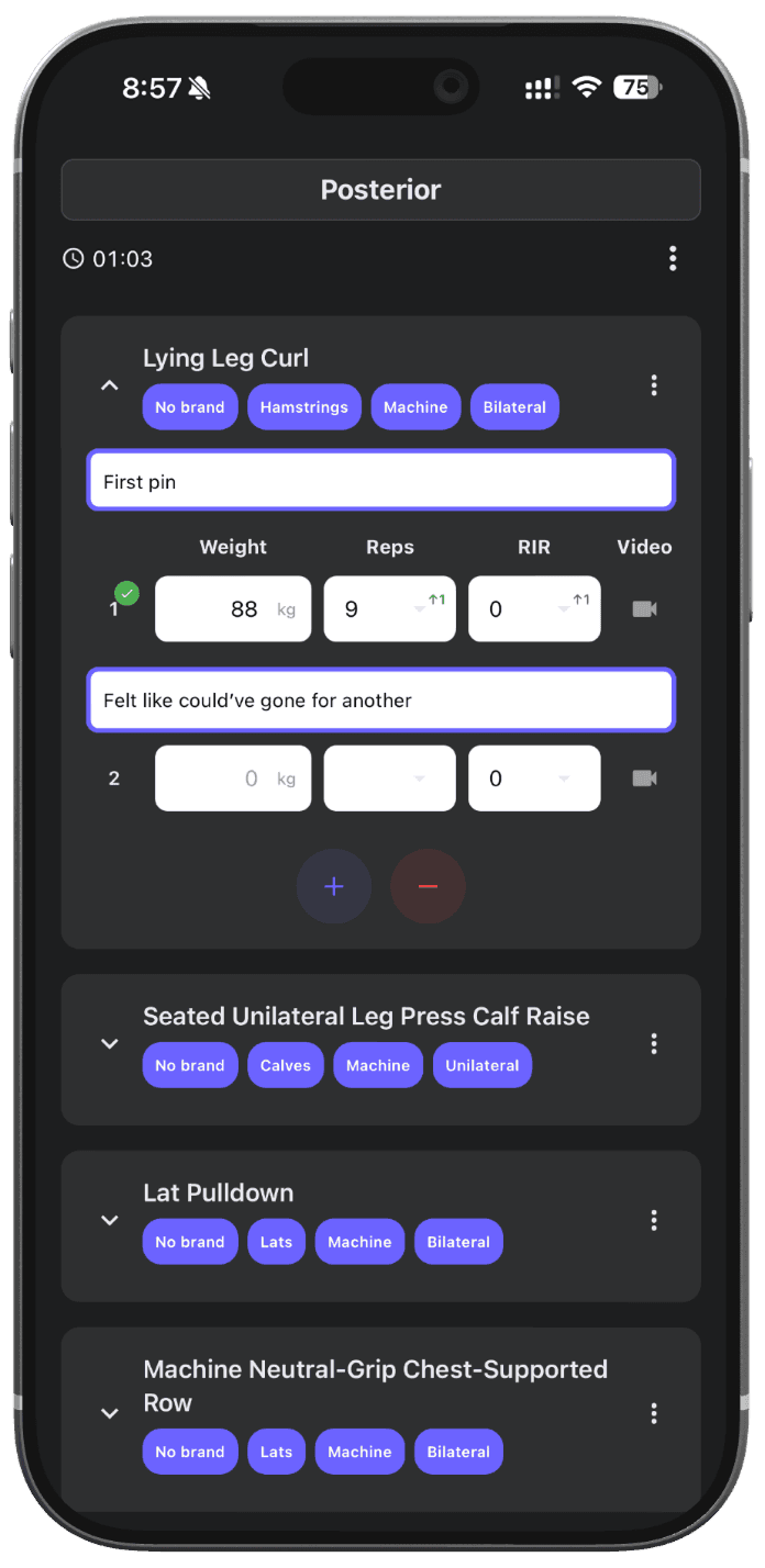 Training Notes
